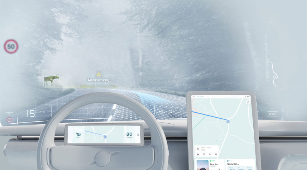 Volvo wants to make the whole windshield a smart AR display