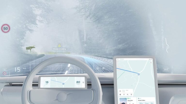 Volvo wants to make the whole windshield a smart AR display